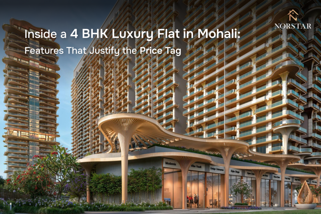 4 BHK luxury apartments for sale in Mohali - Norstar