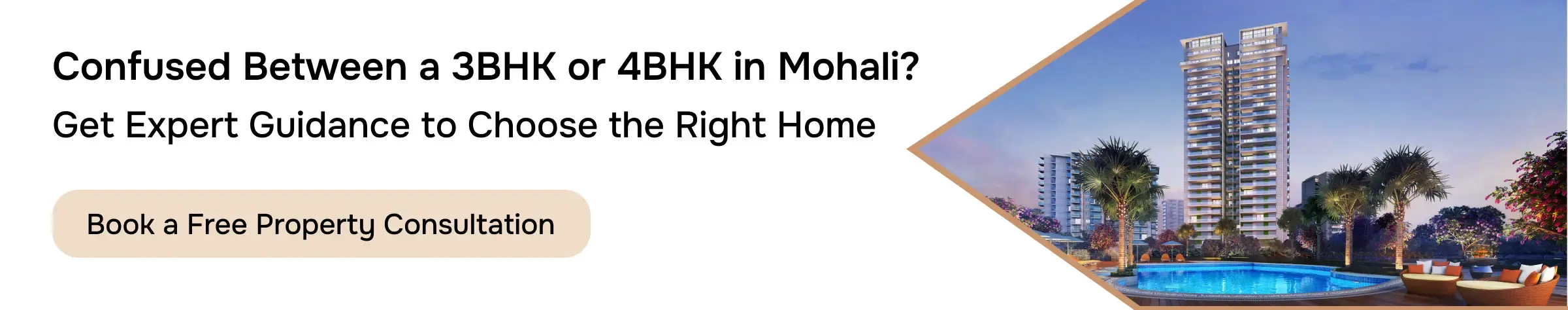 3BHK vs 4BHK flats for sale in mohali