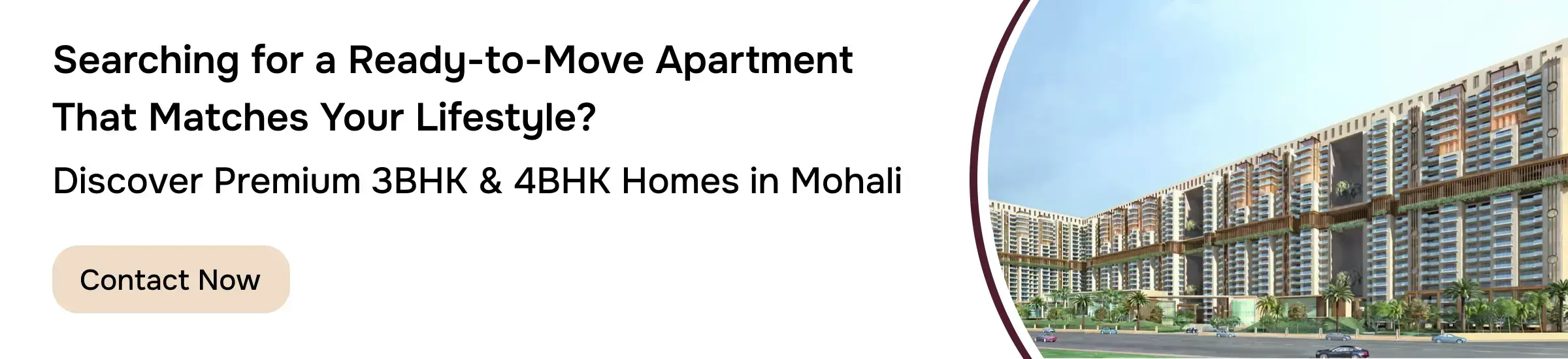 ready-to-move 3 - 4 BHK flats in Mohali