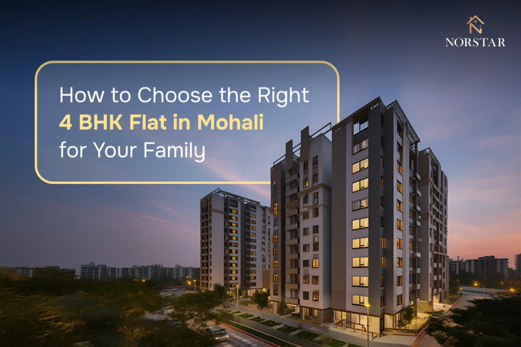 4 BHK flat for Sale in Mohali